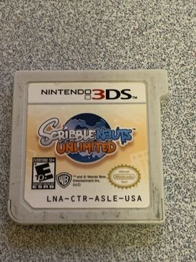 Nintendo 3DS Scribblenauts Unlimited Cartridge - White